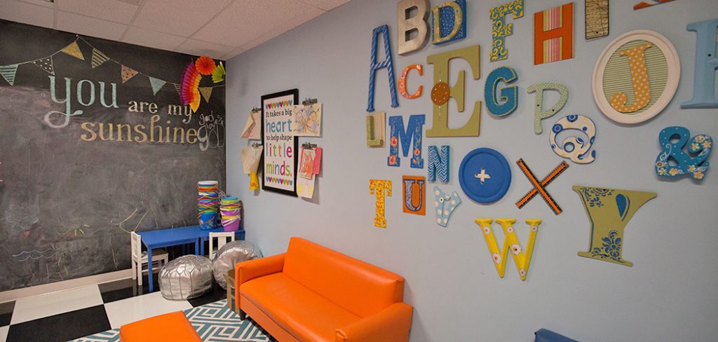 Children’s playroom at New Friends New Life. (Photo by Rasy Ran)