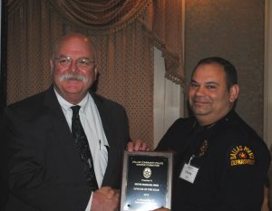 Sgt. Rector McCollum is honored as officer of the year