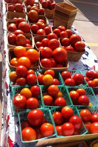 Fresh, local, tomatoes