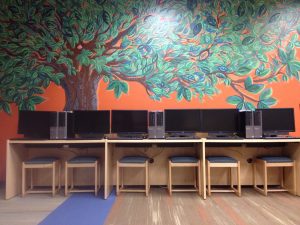 Updates library computers: Withers Elementary