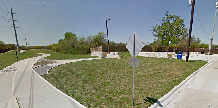 The new development will be at the northwest corner of Freda Stern and the Northaven Trail (Google Maps)