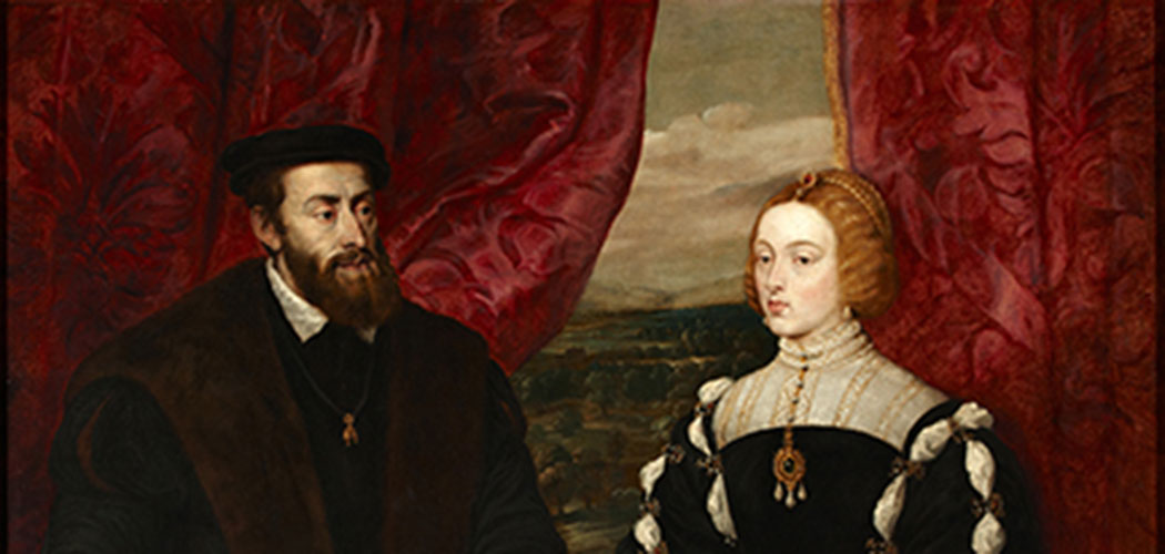 "Charles V and the Empress Isabella" by Peter Paul Rubens from "Treasures from the House of Alba" exhibit