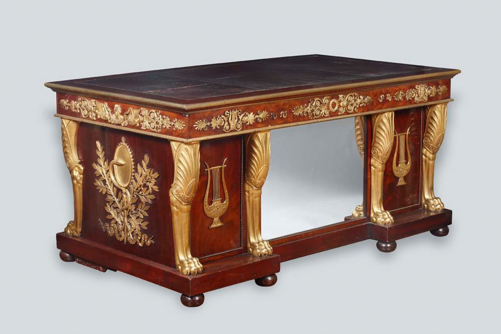 Table in the Empire style of Napoleon III, 19th century. Photo via meadowsmuseumdallas.org