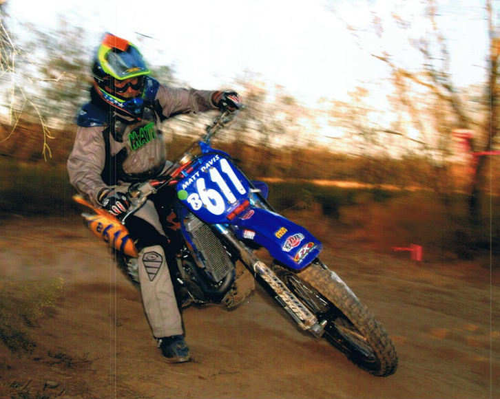 Matt Davis racing motocross.