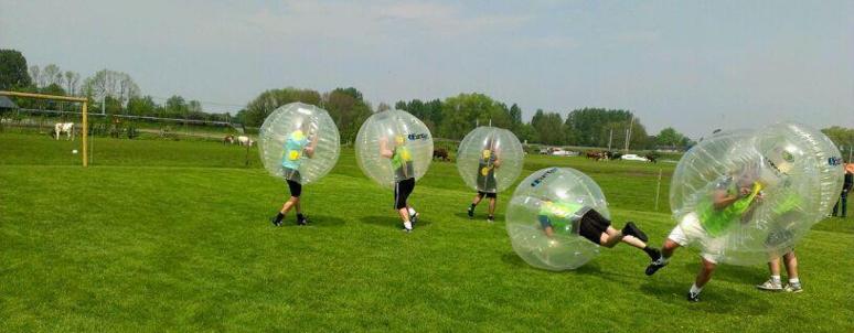 This Saturday, It's My Park Day offers bubble soccer from 9:30-11:30 a.m.
