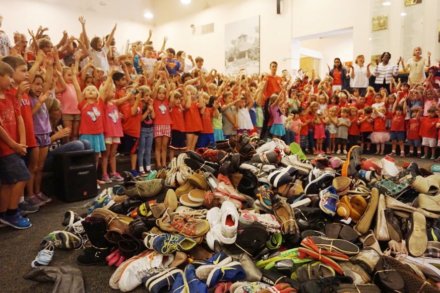 Lamplighter School students have donated 3,000 pairs of shoes to nonprofit Soles4Souls just this year.