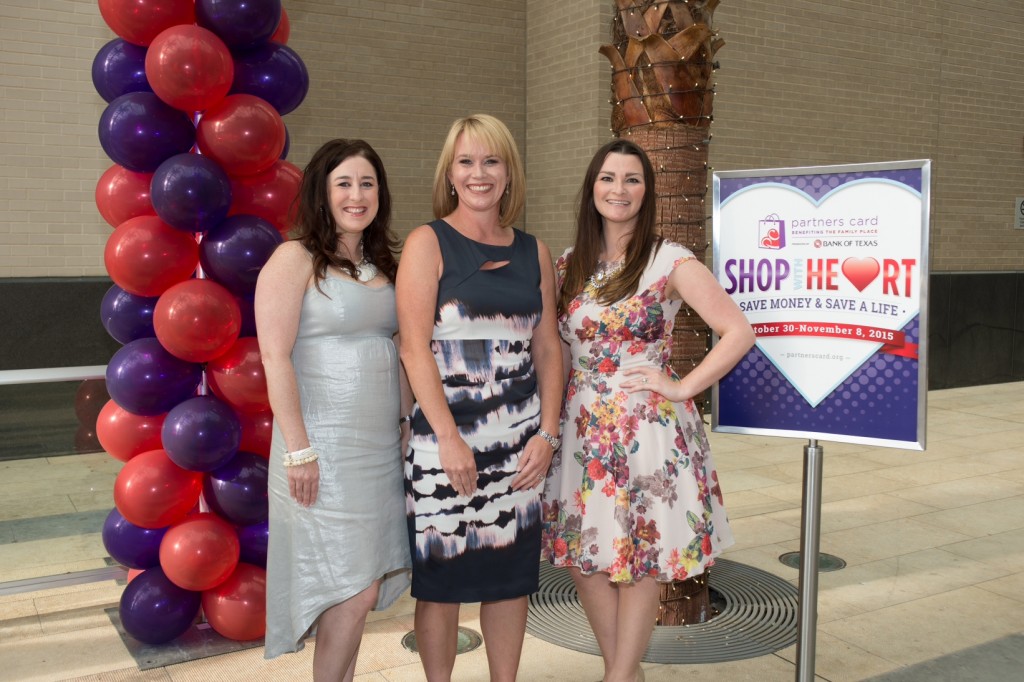 2015 Event Co-Chairs Melissa Boler, Debbie Munir and Ashlee Weidner. Not pictured: Honorary Chair Rhonda Sargent Chambers. Photo via familyplace.org. 