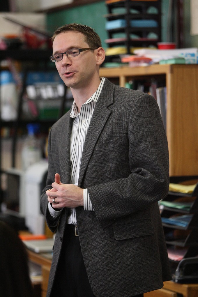 Former DISD trustee and current TEA Commissioner Mike Morath. (Photo by Dallas ISD)