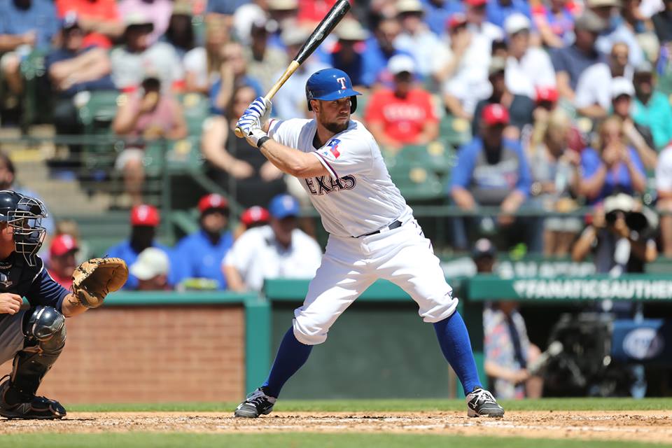 W.T. White grad Bryan Holaday returns to Dallas to play for the Texas Rangers. (Photo from Facebook)