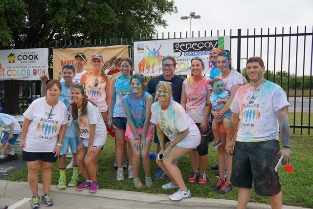 The annual Color Run on Northaven Trail (Courtesy o Friends of Northhaven Trail)