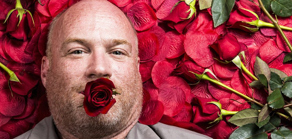  Brent Hurling buried in roses