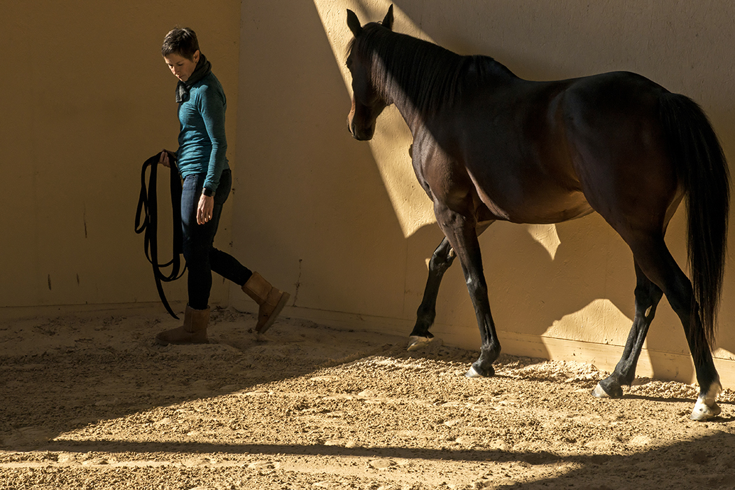 Jane Nicolais and her horse, Sheena (Photo by Danny Fulgencio)