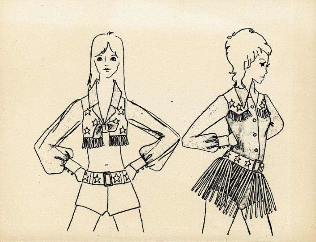 The origin of Cowboys cheerleaders uniforms, which had to be different