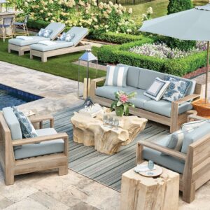 Frontgate is a furniture store that specializes in outdoor living spaces. Photo courtesy of Frontgate