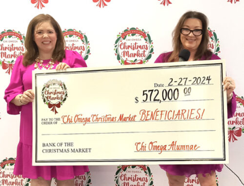Chi Omega Christmas Market raises record donation