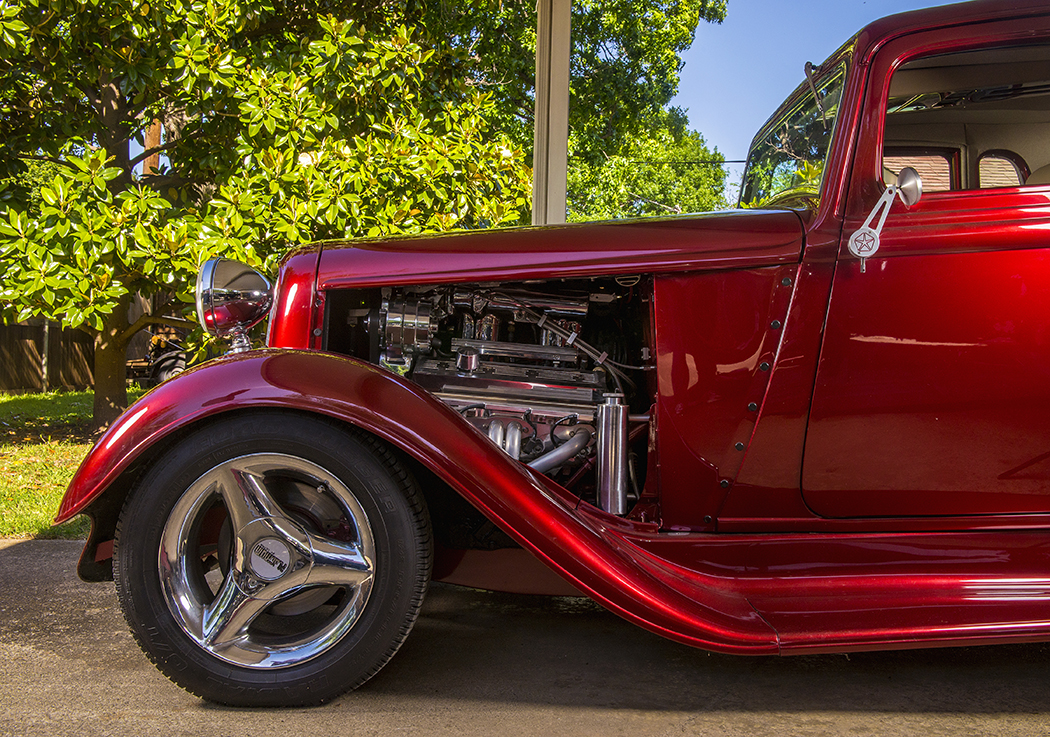 Ron Rendleman has owned his 1933 Plymouth Coupe since 1957. (Photos by Danny Fulgencio)