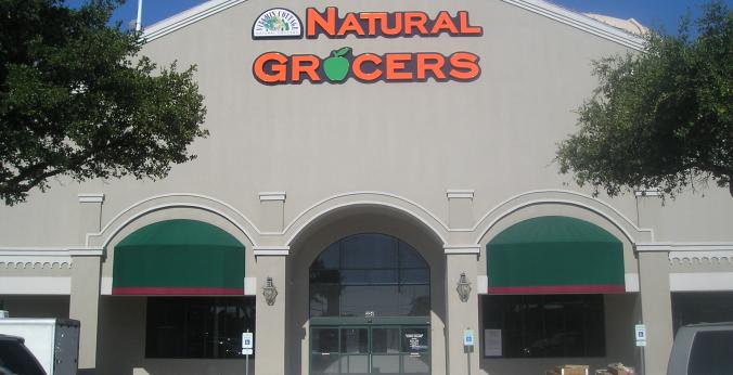 The Preston and Forest Natural Grocers storefront